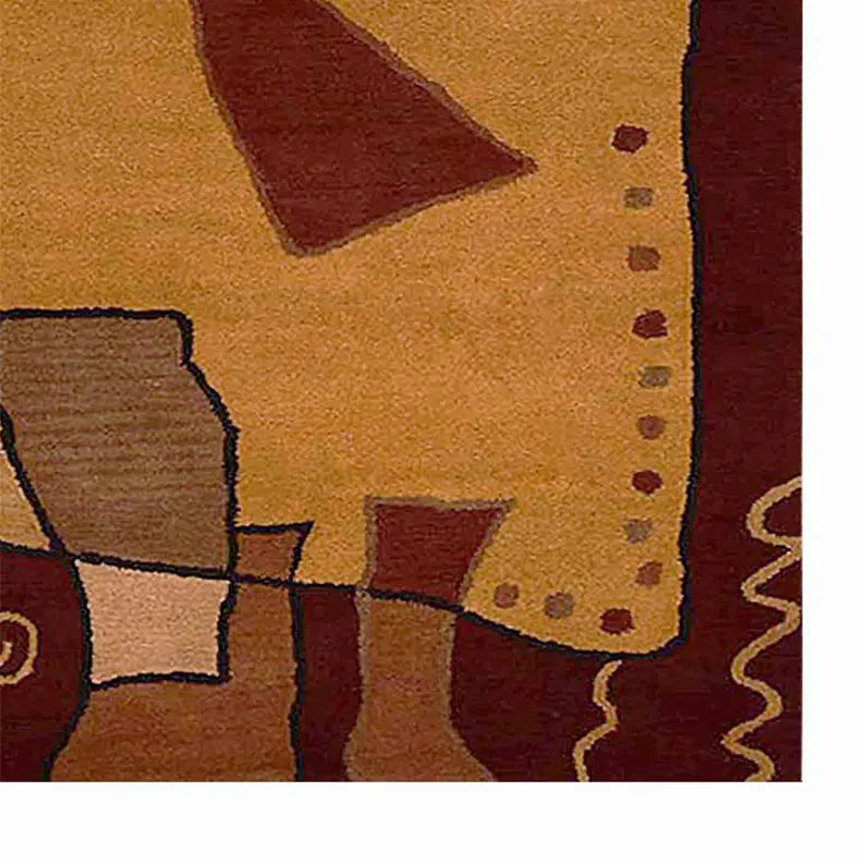 Rugsotic Carpets Hand Tufted Wool Area Rug Abstract Get My Rugs LLC