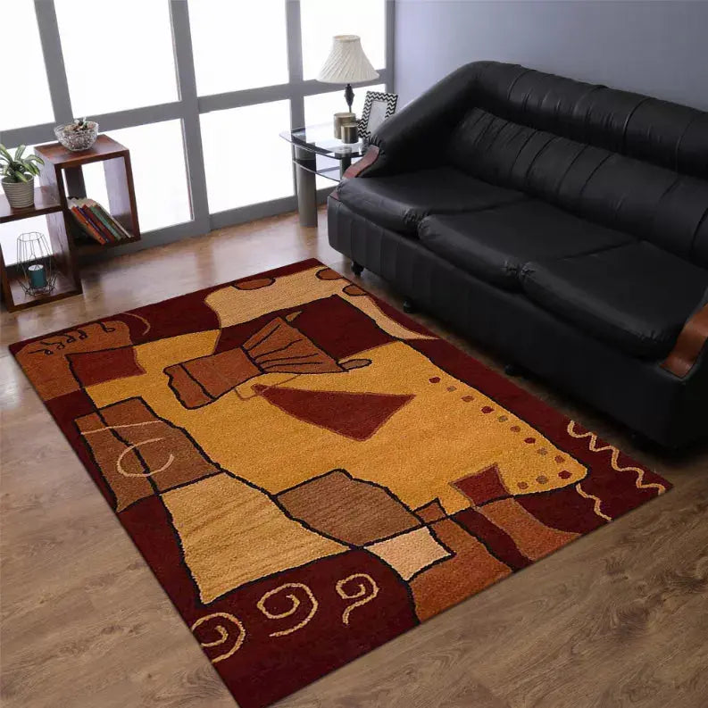 Rugsotic Carpets Hand Tufted Wool Area Rug Abstract Get My Rugs LLC