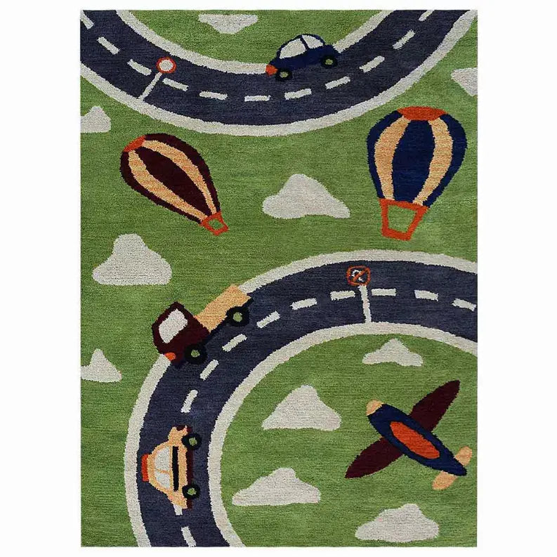 Rugsotic Carpets Hand Tufted Wool Area Rug Kids Get My Rugs LLC