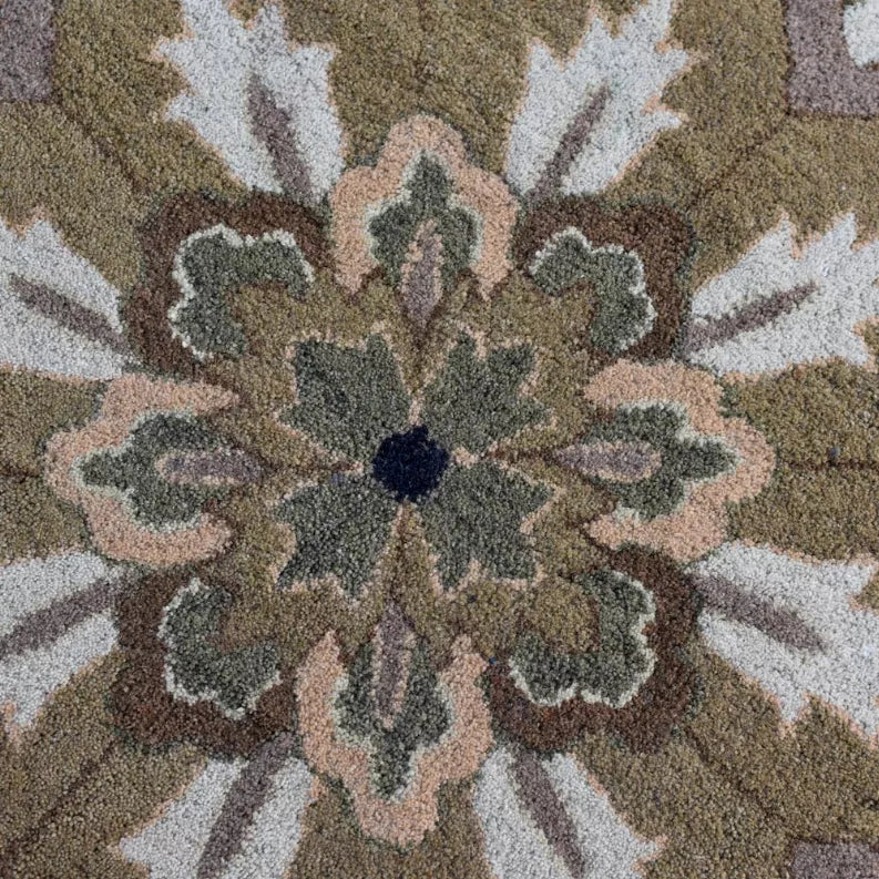 Rugsotic Carpets Hand Tufted Wool Octagon Area Rug Oriental Get My Rugs LLC