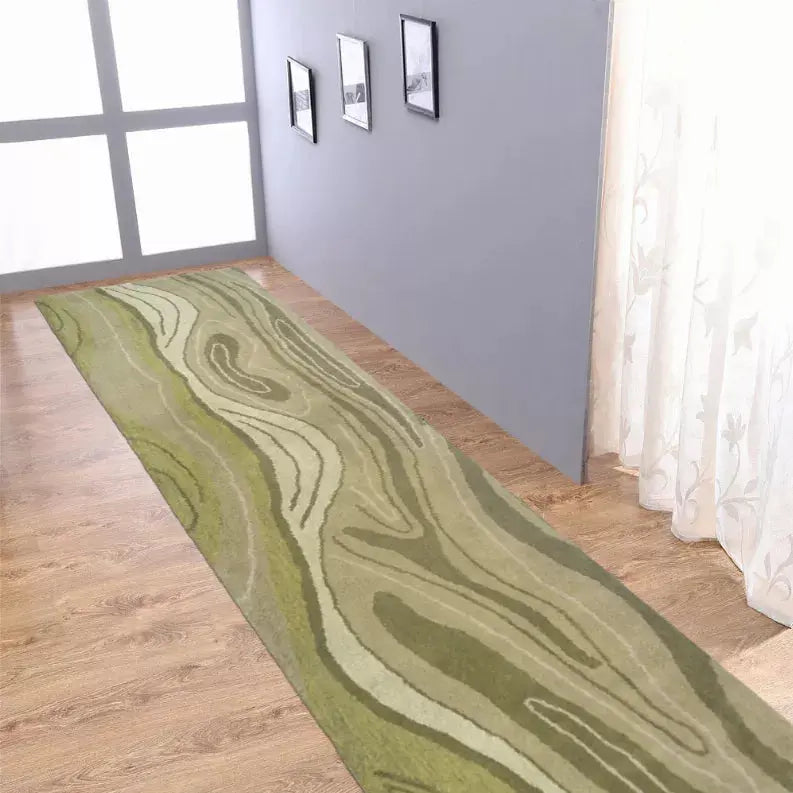 Rugsotic Carpets Hand Tufted Wool Runner Area Rug Abstract Get My Rugs LLC