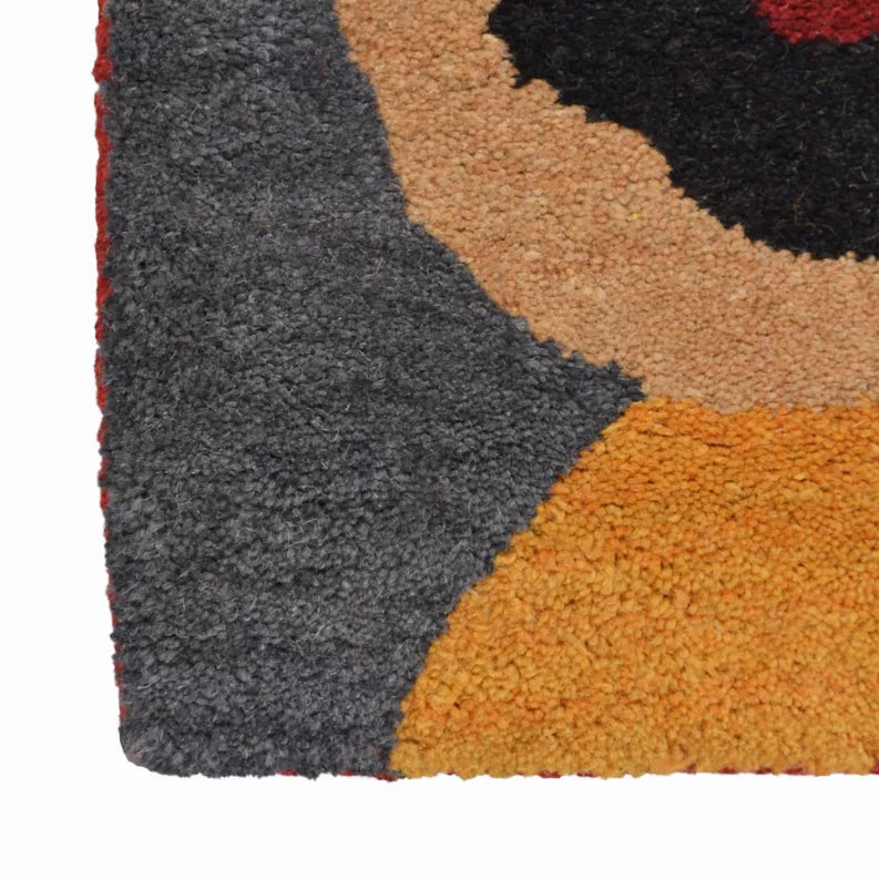 Rugsotic Carpets Hand Tufted Wool Square Area Rug Contemporary Get My Rugs LLC