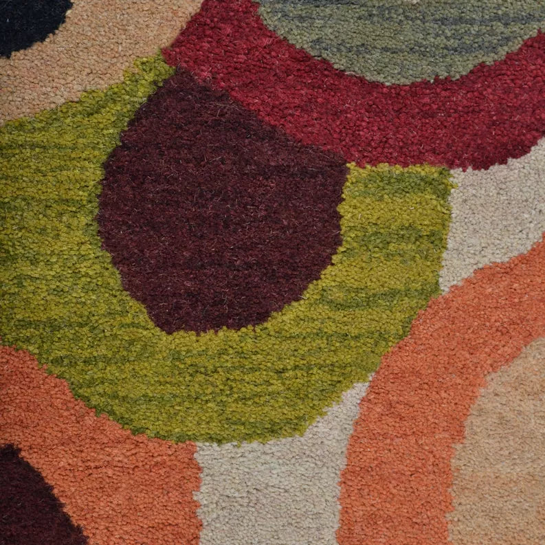 Rugsotic Carpets Hand Tufted Wool Square Area Rug Contemporary Get My Rugs LLC
