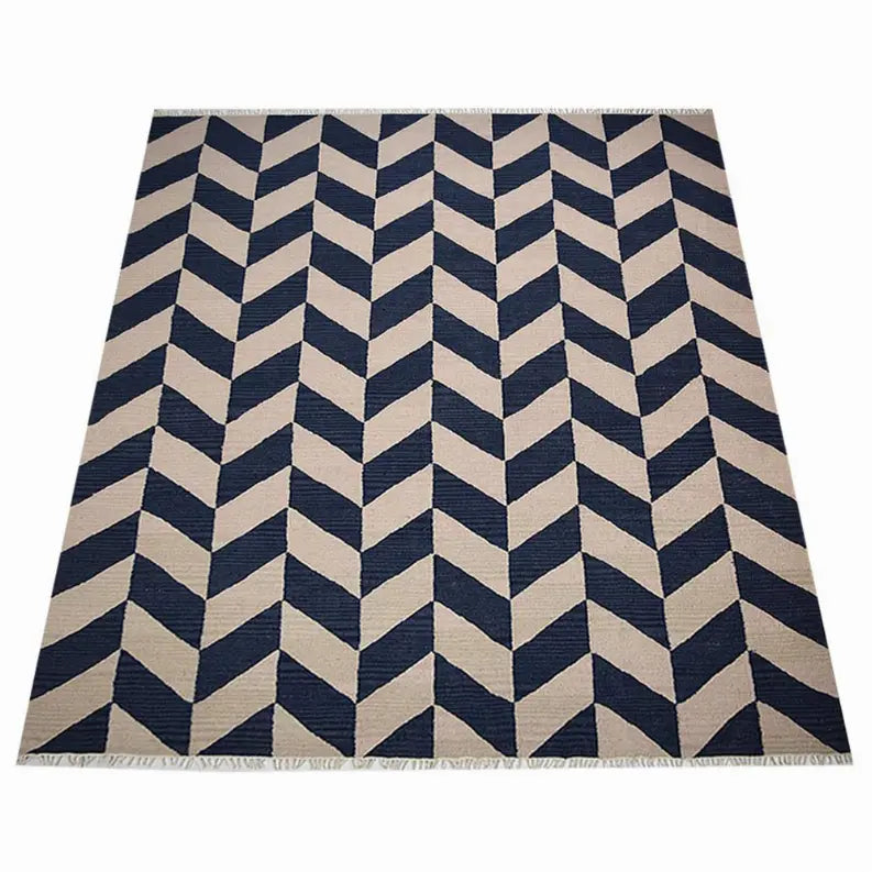 Rugsotic Carpets Hand Woven Flat Weave Kilim Wool Area Rug Contemporary Get My Rugs LLC