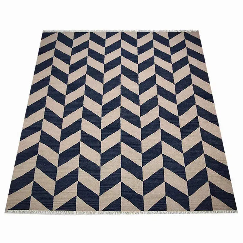 Rugsotic Carpets Hand Woven Flat Weave Kilim Wool Area Rug Contemporary Get My Rugs LLC