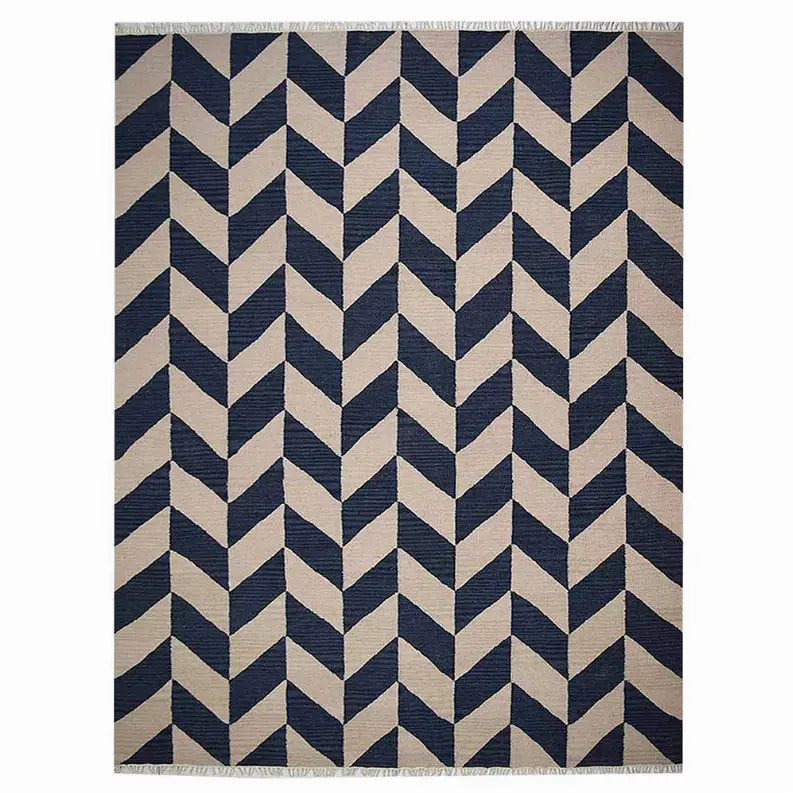 Rugsotic Carpets Hand Woven Flat Weave Kilim Wool Area Rug Contemporary Get My Rugs LLC