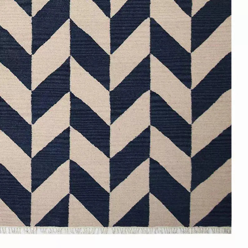 Rugsotic Carpets Hand Woven Flat Weave Kilim Wool Area Rug Contemporary Get My Rugs LLC