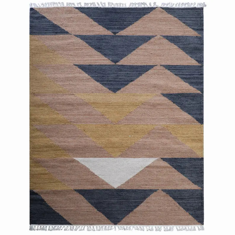 Rugsotic Carpets Hand Woven Flat Weave Kilim Wool Area Rug Contemporary Get My Rugs LLC