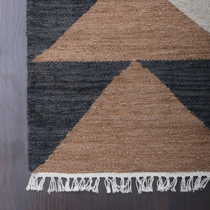 Rugsotic Carpets Hand Woven Flat Weave Kilim Wool Area Rug Contemporary Get My Rugs LLC