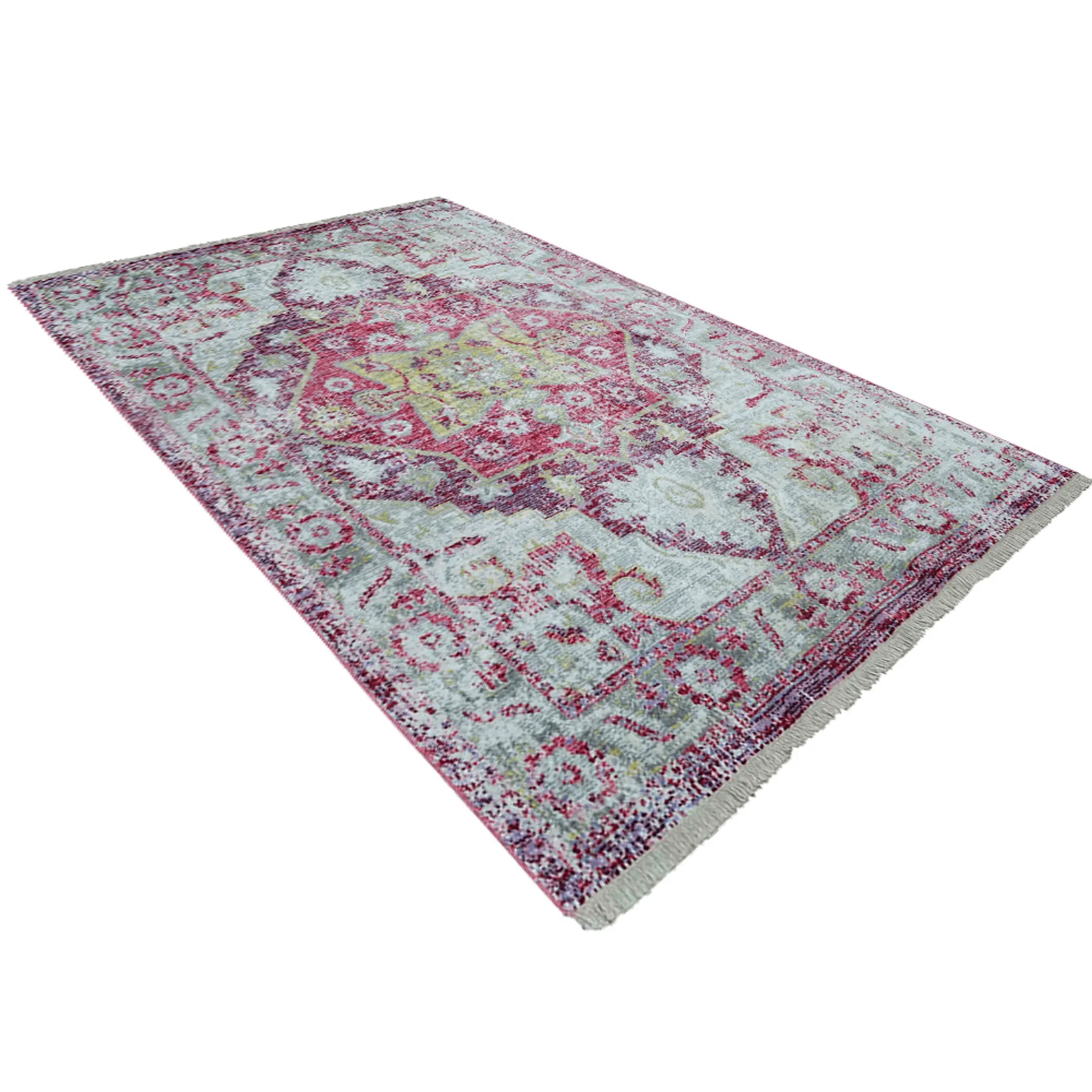 Rugsotic Carpets Machine Woven Crossweave Polyester Area Rug Oriental Get My Rugs LLC