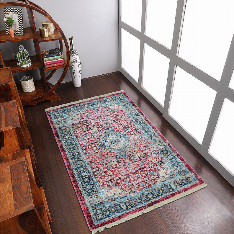 Rugsotic Carpets Machine Woven Crossweave Polyester Area Rug Oriental Get My Rugs LLC