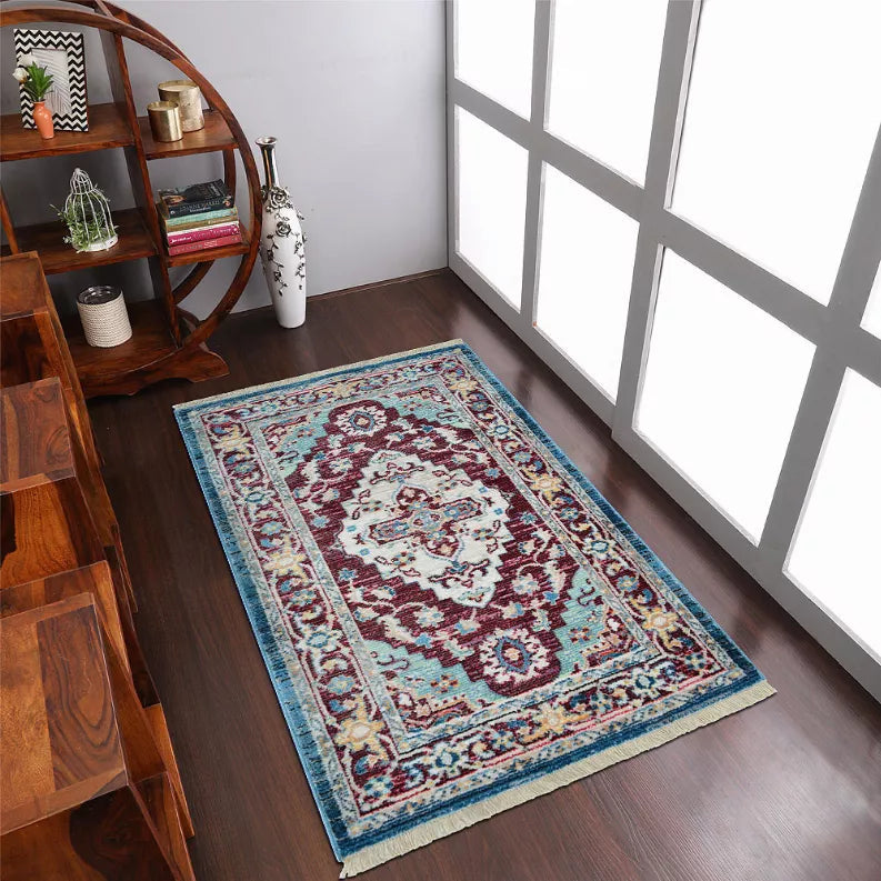 Rugsotic Carpets Machine Woven Crossweave Polyester Area Rug Oriental Get My Rugs LLC