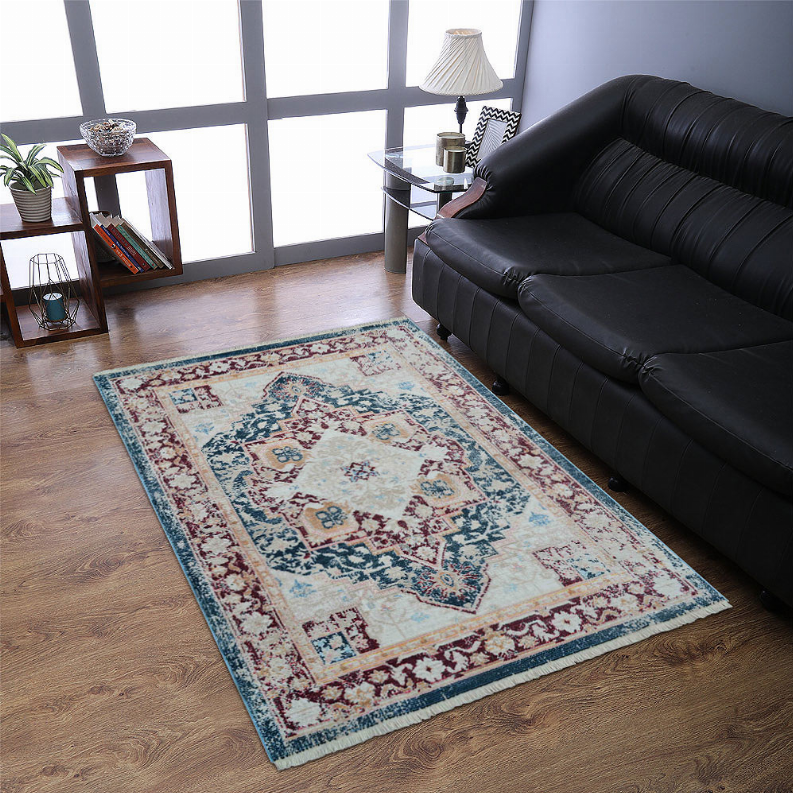 Rugsotic Carpets Machine Woven Crossweave Polyester Area Rug Oriental Get My Rugs LLC