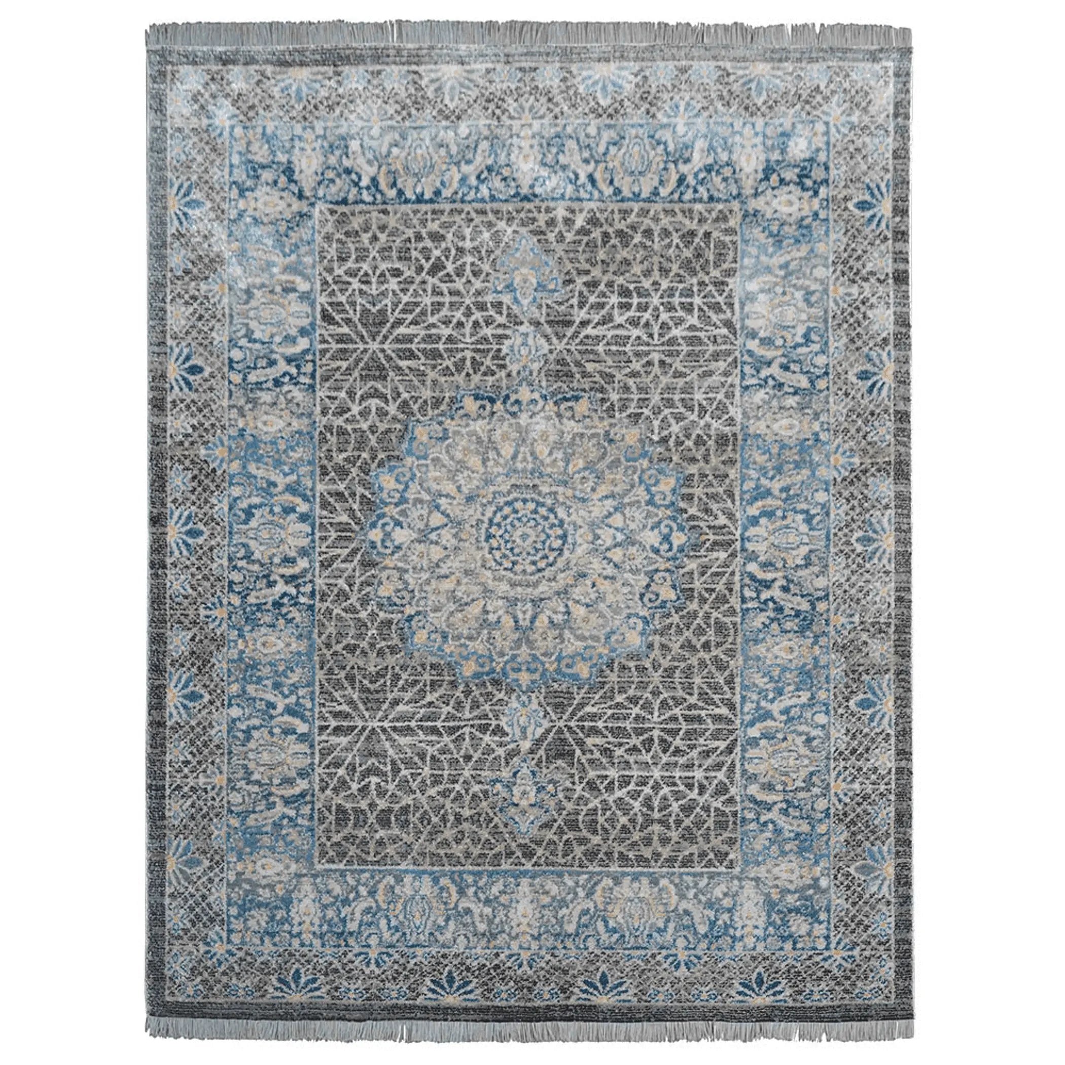 Rugsotic Carpets Machine Woven Crossweave Polyester Area Rug Oriental Get My Rugs LLC