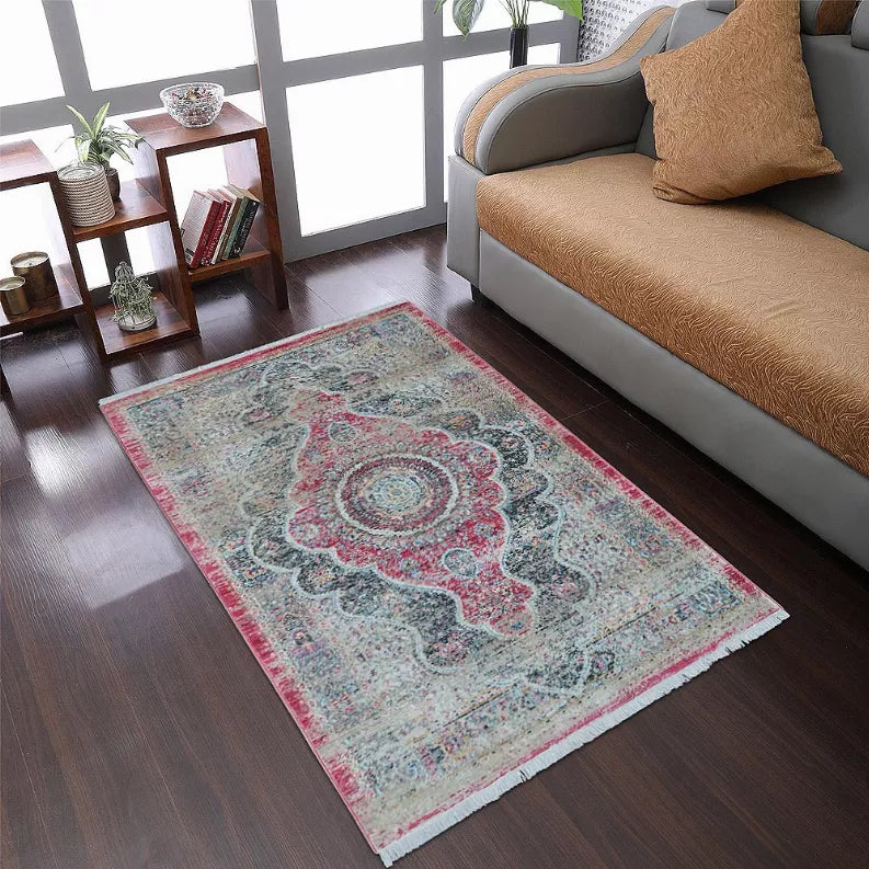 Rugsotic Carpets Machine Woven Crossweave Polyester Area Rug Oriental Get My Rugs LLC