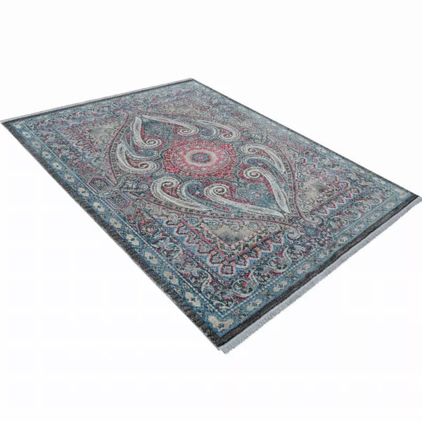 Rugsotic Carpets Machine Woven Crossweave Polyester Area Rug Oriental Get My Rugs LLC