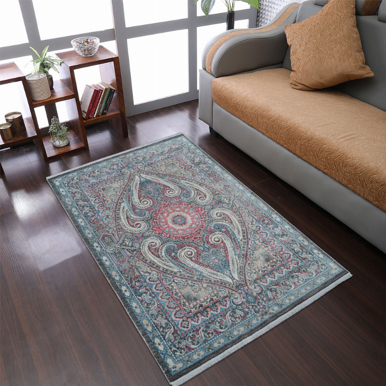 Rugsotic Carpets Machine Woven Crossweave Polyester Area Rug Oriental Get My Rugs LLC