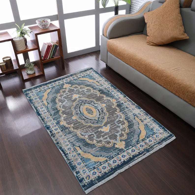 Rugsotic Carpets Machine Woven Crossweave Polyester Area Rug Oriental Get My Rugs LLC