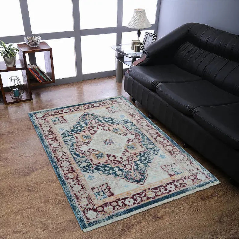 Rugsotic Carpets Machine Woven Crossweave Polyester Area Rug Oriental Get My Rugs LLC