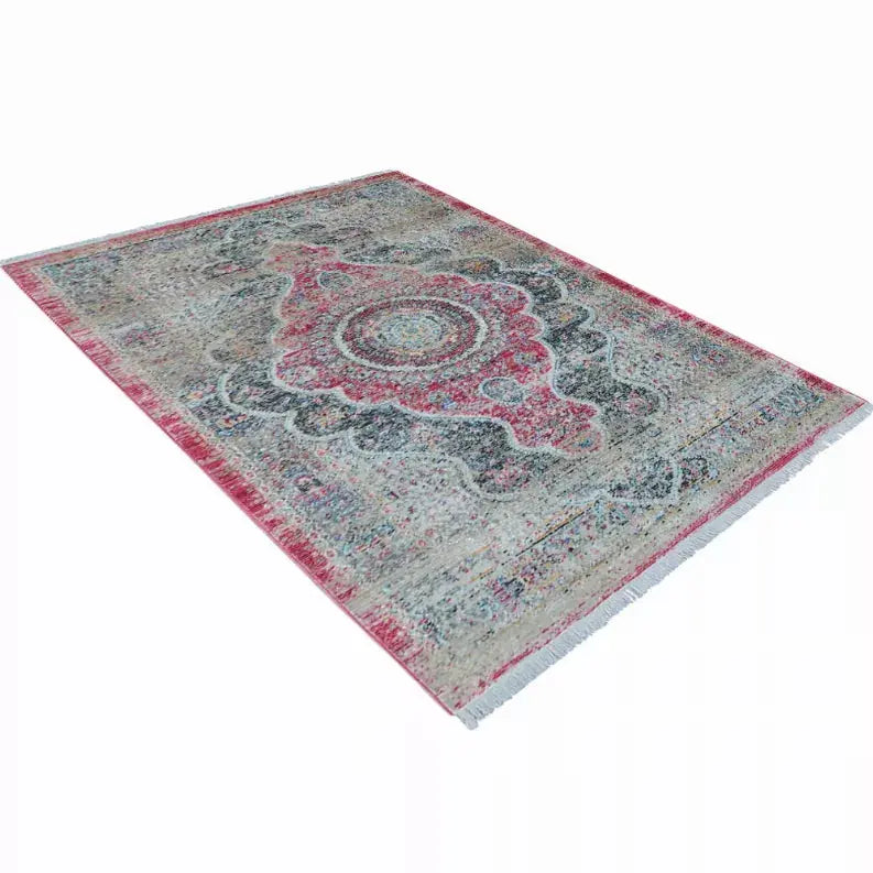 Rugsotic Carpets Machine Woven Crossweave Polyester Area Rug Oriental Get My Rugs LLC
