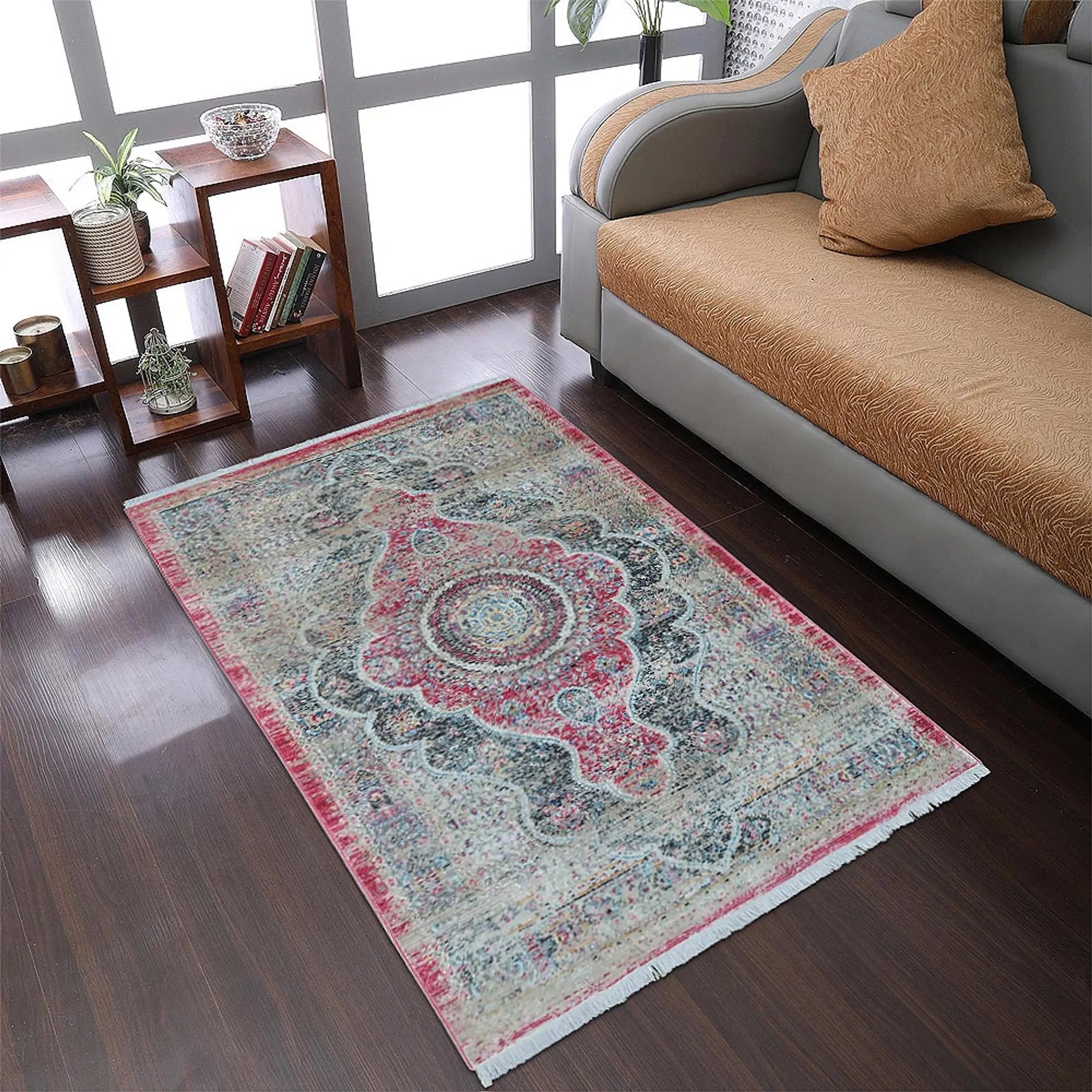 Rugsotic Carpets Machine Woven Crossweave Polyester Area Rug Oriental Get My Rugs LLC