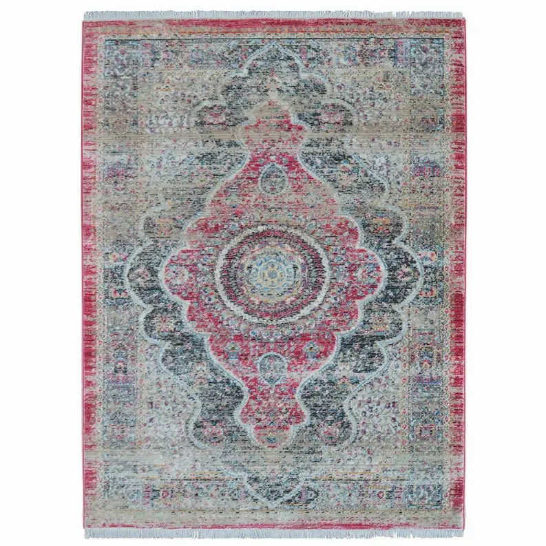 Rugsotic Carpets Machine Woven Crossweave Polyester Area Rug Oriental Get My Rugs LLC