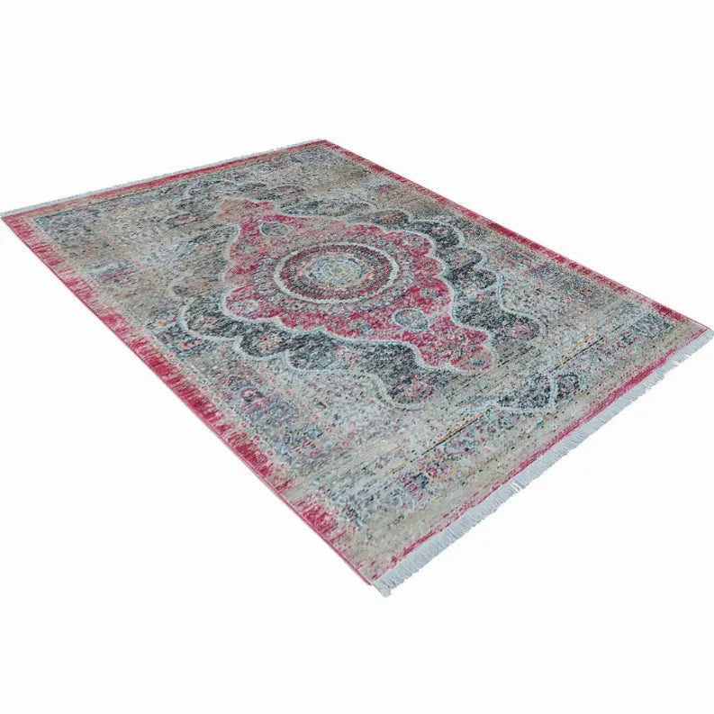 Rugsotic Carpets Machine Woven Crossweave Polyester Area Rug Oriental Get My Rugs LLC