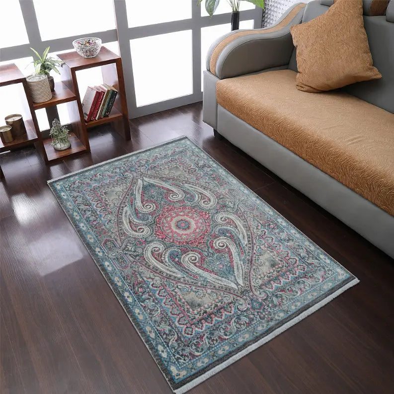 Rugsotic Carpets Machine Woven Crossweave Polyester Area Rug Oriental Get My Rugs LLC