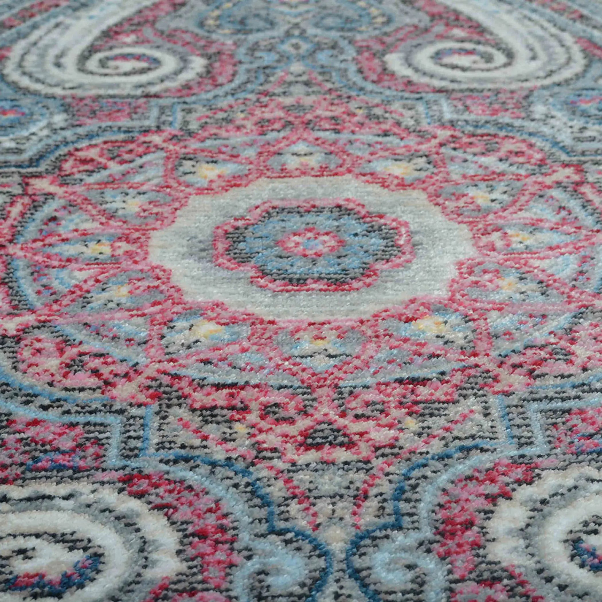 Rugsotic Carpets Machine Woven Crossweave Polyester Area Rug Oriental Get My Rugs LLC