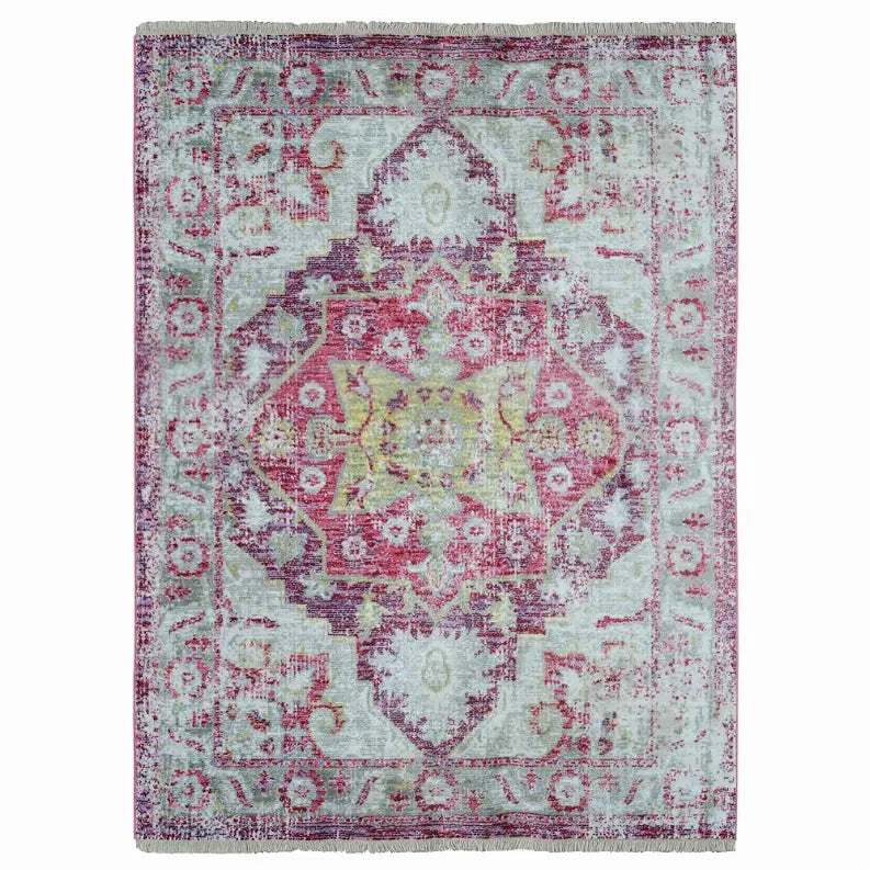 Rugsotic Carpets Machine Woven Crossweave Polyester Area Rug Oriental Get My Rugs LLC