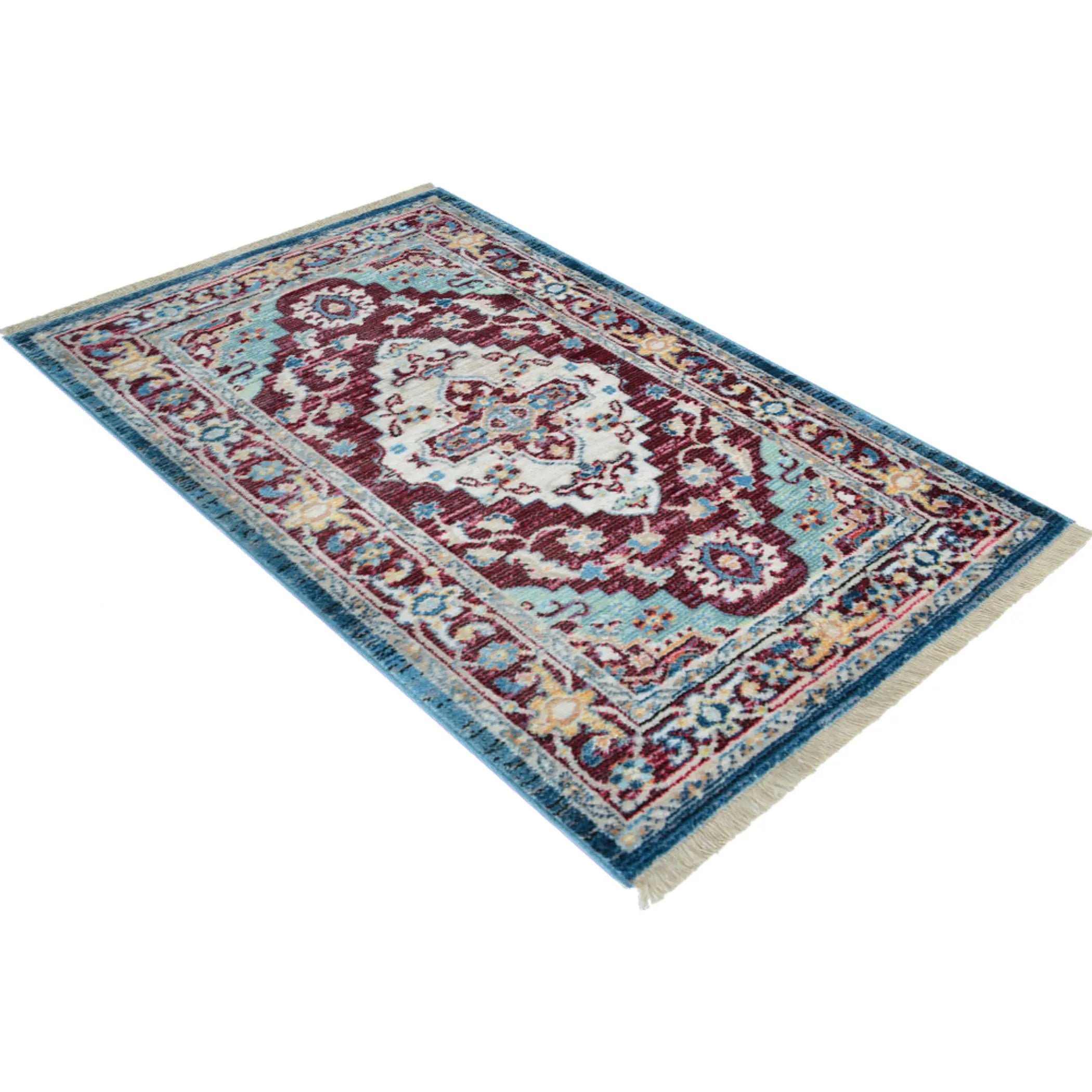 Rugsotic Carpets Machine Woven Crossweave Polyester Area Rug Oriental Get My Rugs LLC