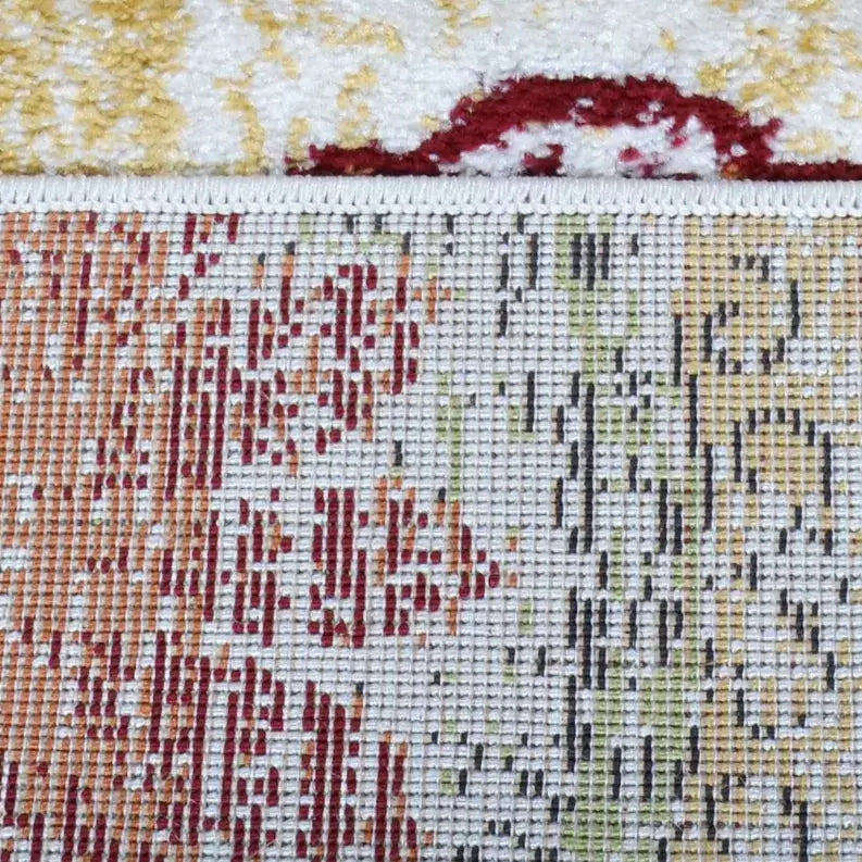 Rugsotic Carpets Machine Woven Heatset Polypropylene 3'2''x10' Runner Area Rug Floral Get My Rugs LLC