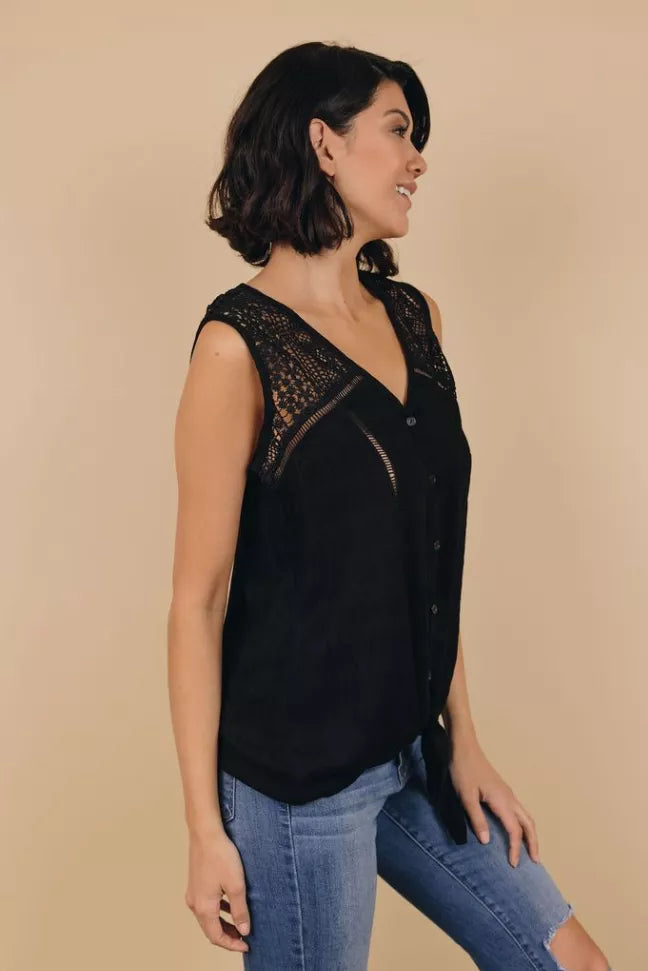 Runnin' Outta Time Tie Front Top Stay Warm in Style