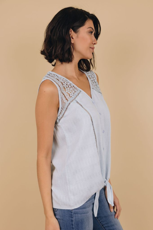 Runnin' Outta Time Tie Front Top Stay Warm in Style