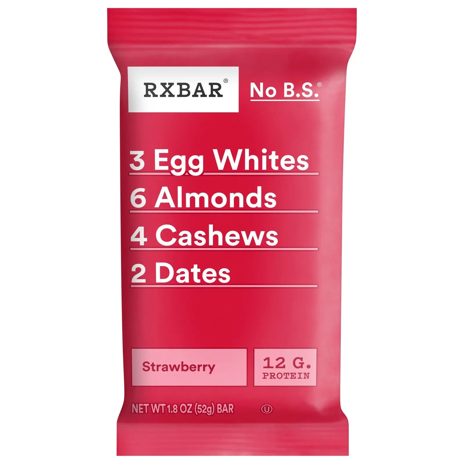 Rxbar - Protn Bar Strawberry - Cs Of 12-1.83 Oz Rxbar