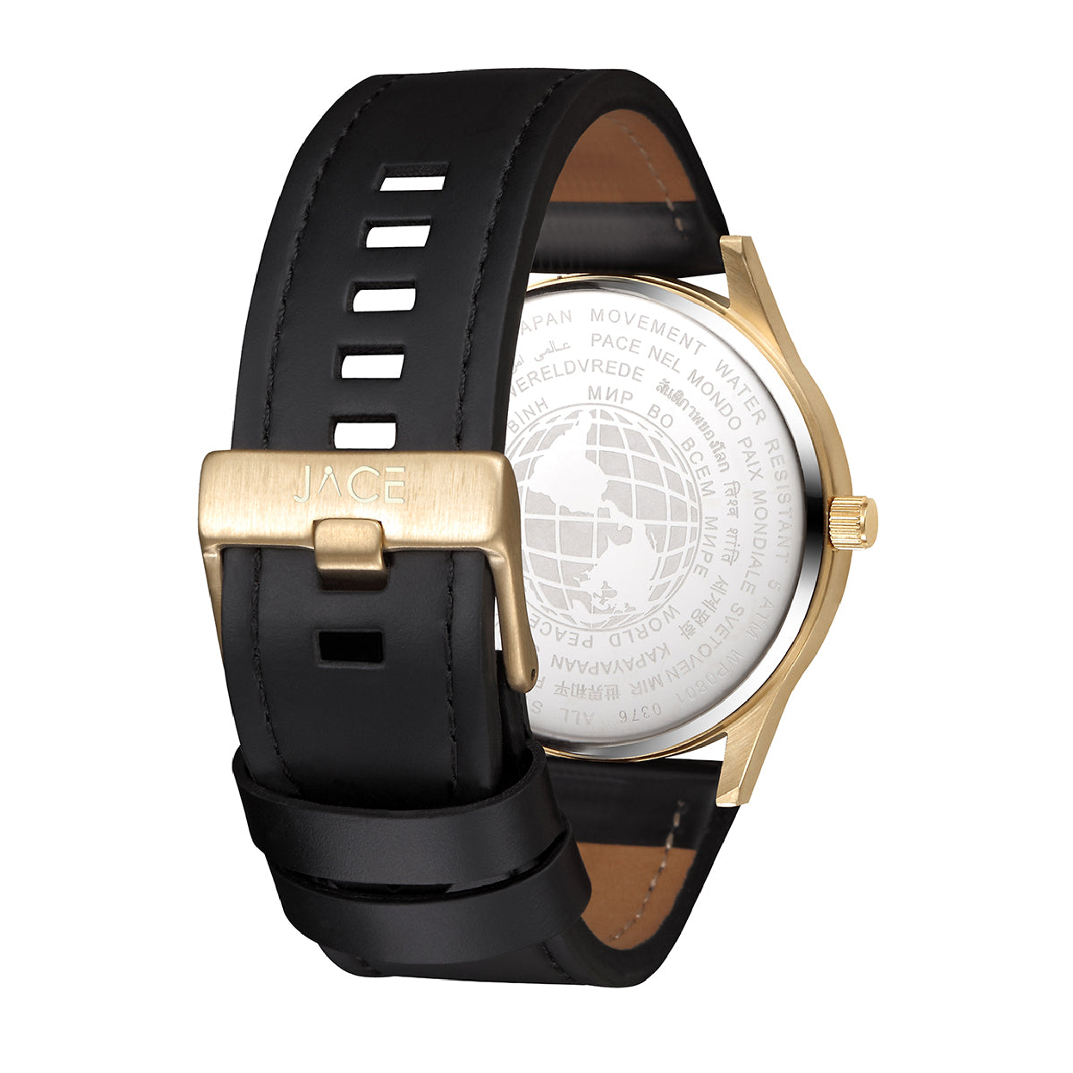 "SAN JUAN" MENS LEATHER BAND WATCH Lurella Cosmetics