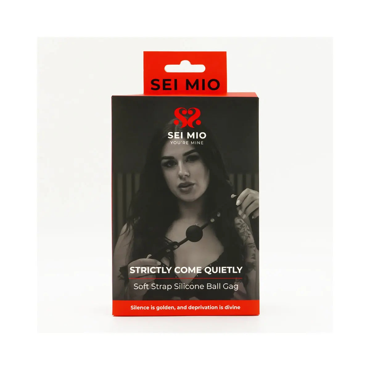 SEI MIO Strictly Come Quietly Soft Strap Silicone Ball Gag Creative Conceptions