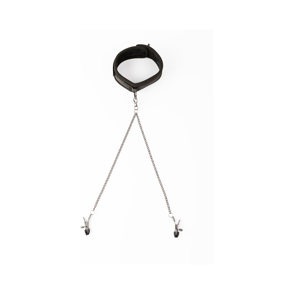 SEI MIO Twin Tweaks Velvet Collar with Nipple Clamps Creative Conceptions