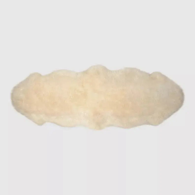 SHABBY CHIC SHEEPSKIN RUG THE MOOD