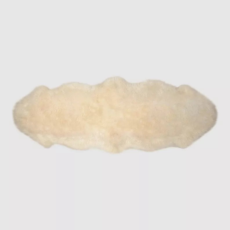 SHABBY CHIC SHEEPSKIN RUG THE MOOD