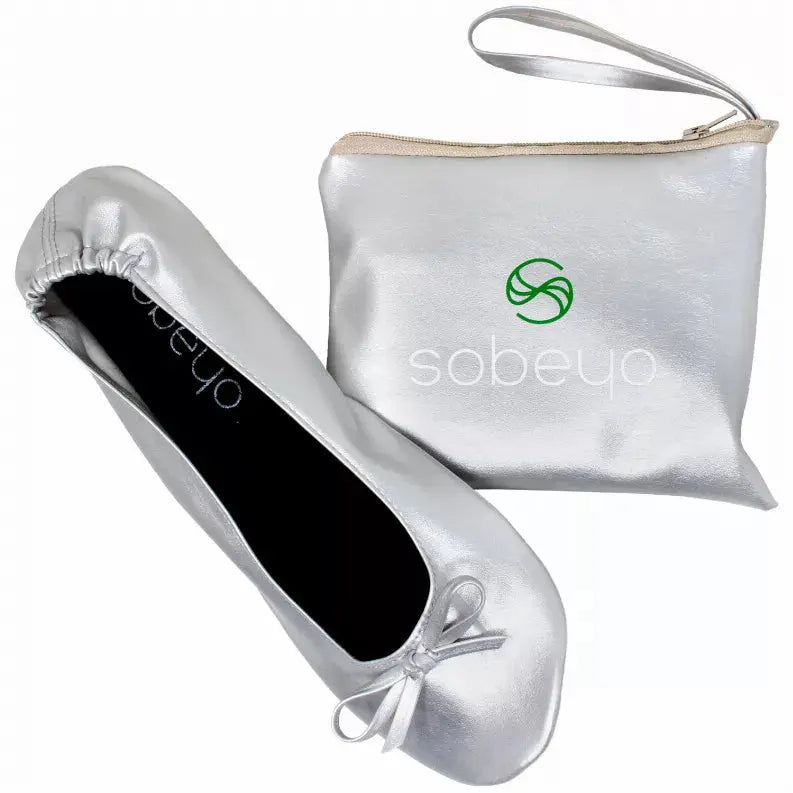 SOBEYO Foldable Ballet Flats Women's Travel Portable Comfortable Shoes SOBEYO