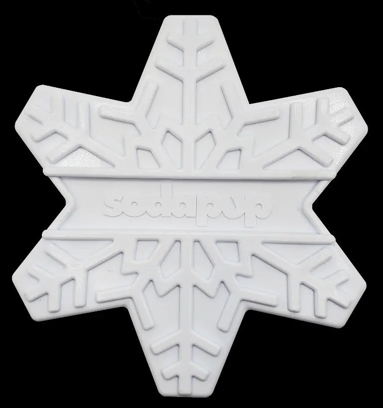 SP Snowflake Ultra Durable Nylon Dog Chew Toy for Aggressive Chewers SodaPup