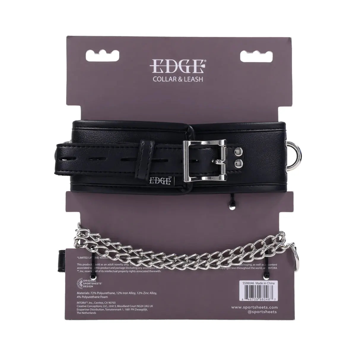 SS Edge Collar & Leash Sportsheets
