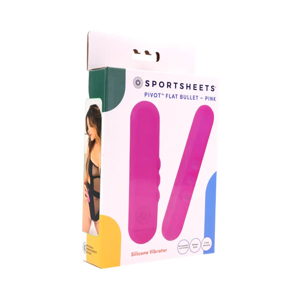 SS Pivot Flat Bullet Pink Sportsheets