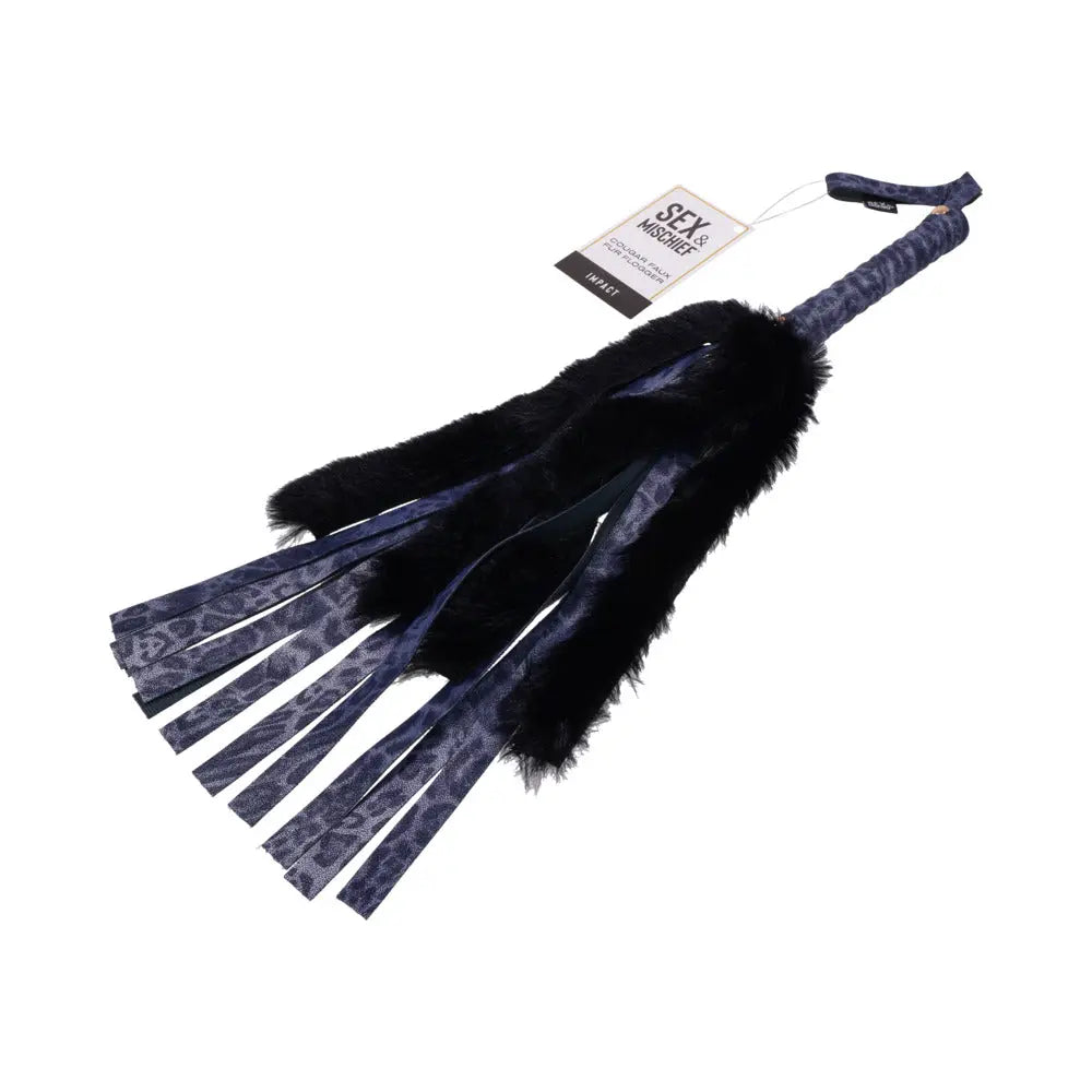 SS S&M Cougar Faux Fur Flogger - GreatEagleInc
