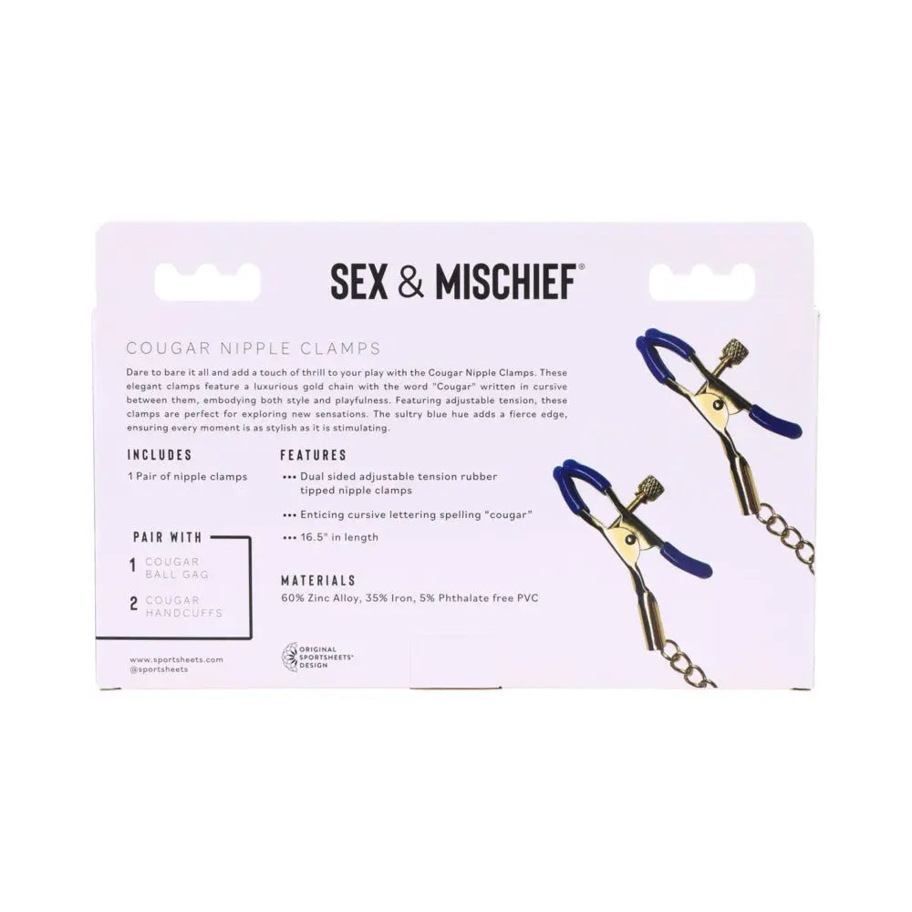 SS S&M Cougar Nipple Clamps Sportsheets