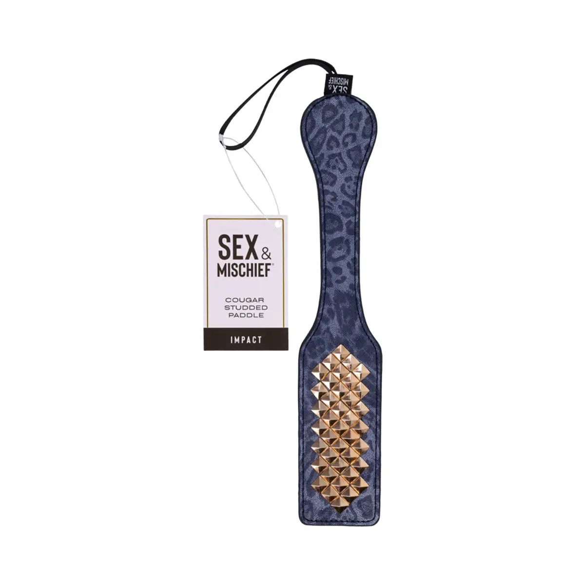 SS S&M Cougar Studded Paddle - GreatEagleInc