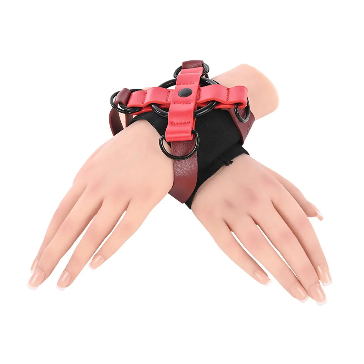 SS S&M Ex's & Oh's Cross Cuffs Sportsheets