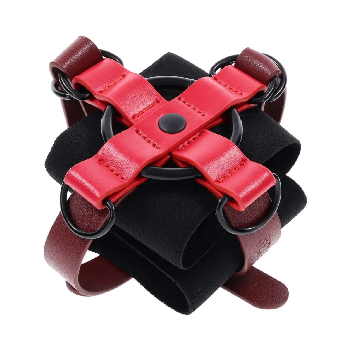 SS S&M Ex's & Oh's Cross Cuffs Sportsheets