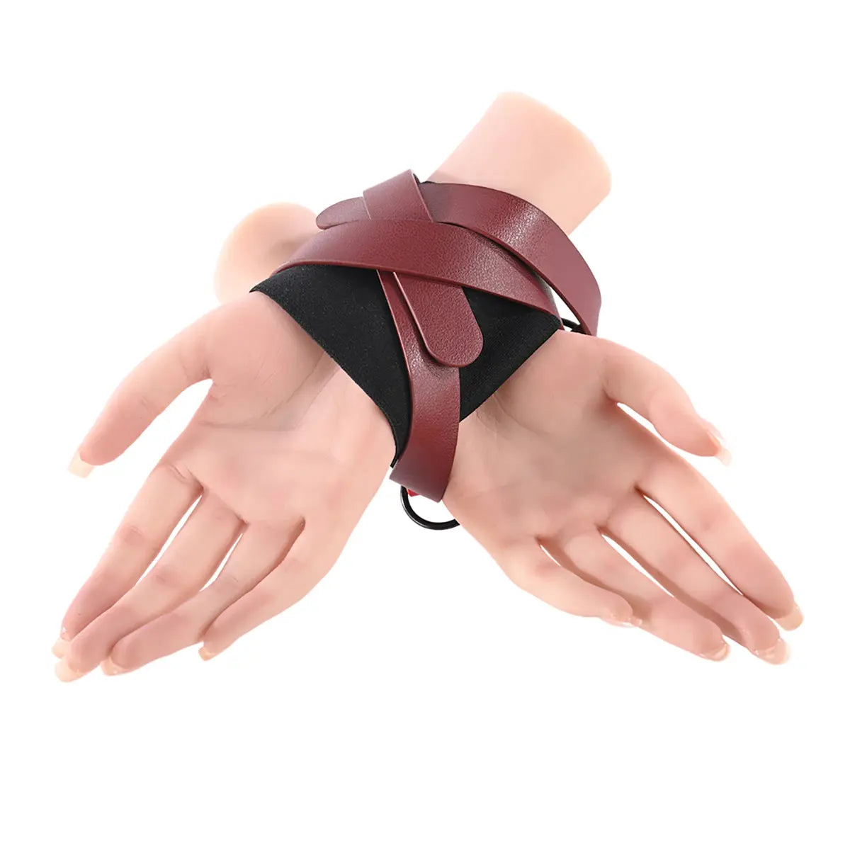 SS S&M Ex's & Oh's Cross Cuffs Sportsheets